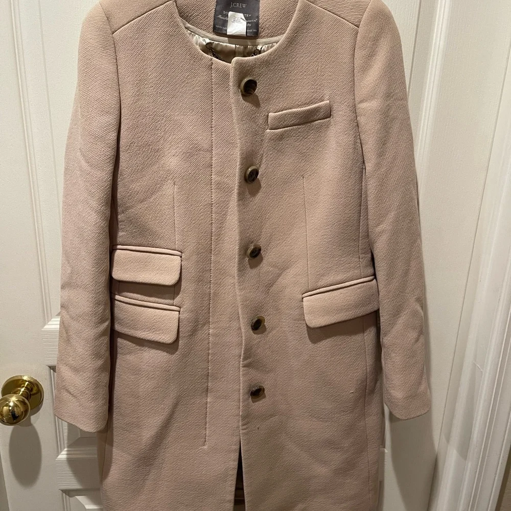 J. Crew Women's Cream Trench Coat - Picture 1 of 6